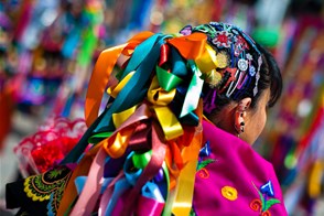 Corpus Christi dancers (Pujilí, Ecuador)