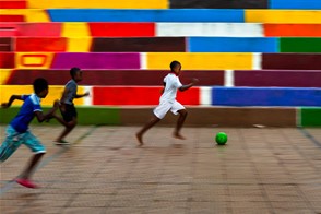 Street football in the Colombian Pacific