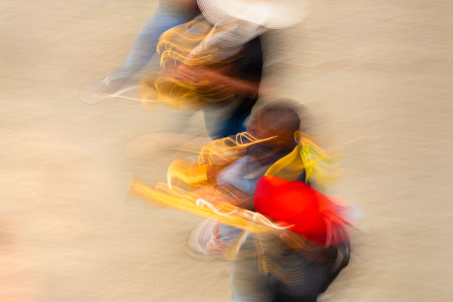 Afro-Colombian brass players take part in a procession during the San Pacho festival in Quibdó, Chocó, Colombia.