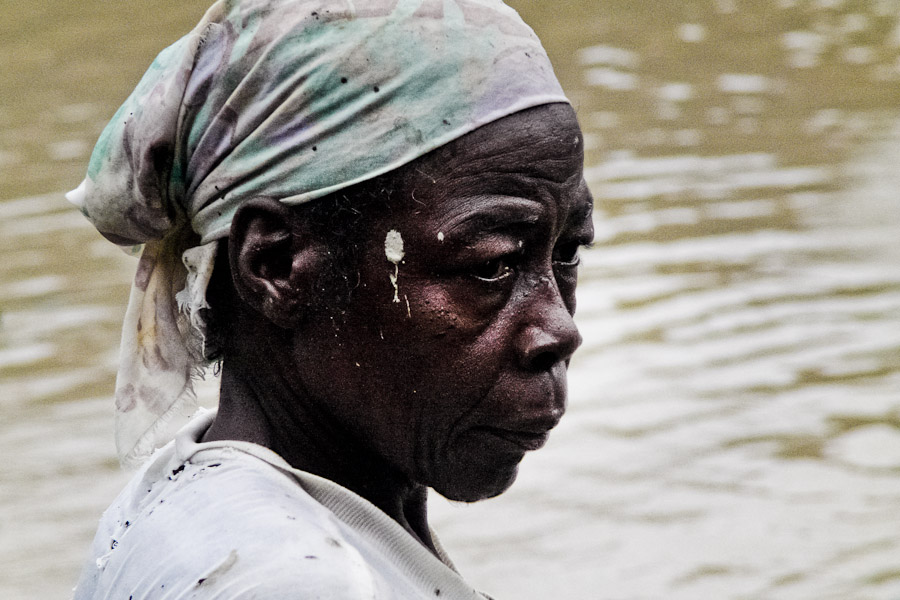 Goldminers are predominantly Afro Colombians, descendants of African slaves brought there by Spanish conquistadores.