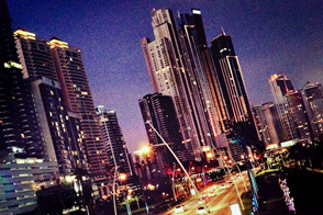 Panama City nightfall