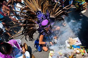 Aztec death worship ritual (Tepito, Mexico City, Mexico)