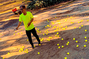Badminton in the morning (São Paulo, Brazil)