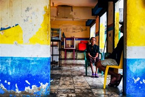 A diner in Cartagena (Cartagena, Colombia)