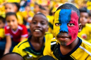 Colombia football fans