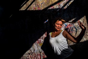 A Venezuelan migrant in Cartagena