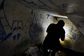 Inside the gang's prison cell (San Salvador, El Salvador)