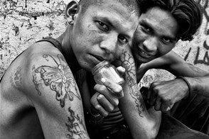 Glue sniffing kids (Managua, Nicaragua)