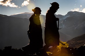 Gold mining beneath the sky