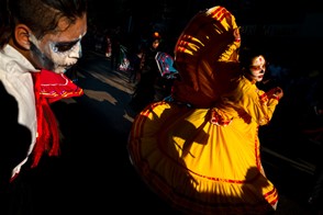La Catrina dancer (Guadalajara, Jalisco, Mexico)
