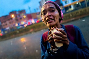 Living on the street of Medellín (Medellín, Colombia)