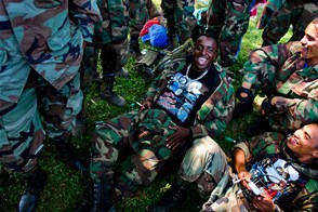 Paramilitares of AUC (demobilization) (Casibare, Meta Department, Colombia)