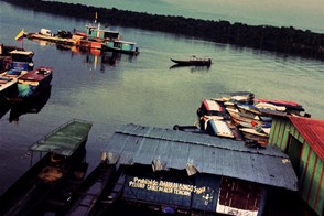 Puerto Inírida at the early morning (Inírida, Guainía, Colombia)