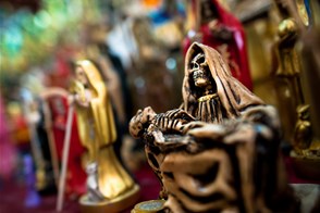 Santa Muerte icons (Mexico City, Mexico)