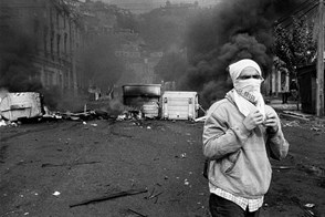 Student protest in Valparaíso