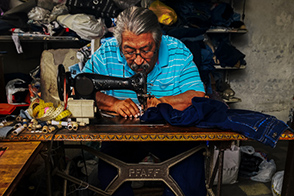 A Colombian tailor (Cali, Colombia)