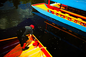 Trajineras (Xochimilco, Mexico City, Mexico)