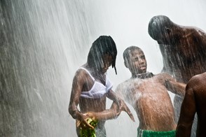 Voodoo and Catholic ritual Saut d'Eau (Saut d'Eau, Ville Bonheur, Haiti)