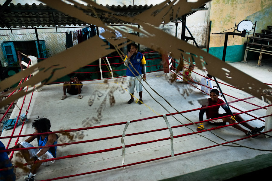 Young Cuban boxers are humble. Far from million dollar deals, Las Vegas boxing rings and promoters, they ride their second-hand bikes to the gym from remote parts of Havana everyday.