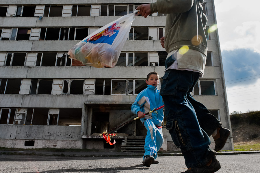 Some housing blocks in Chánov were virtually destroyed by their Gipsy inhabitants.