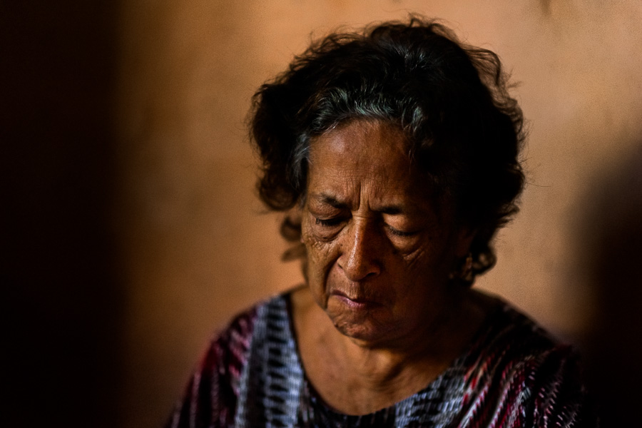 Laura Peña, a 67-years-old Salvadoran woman, is seen while rolling handmade cigars in her house in Suchitoto, El Salvador.