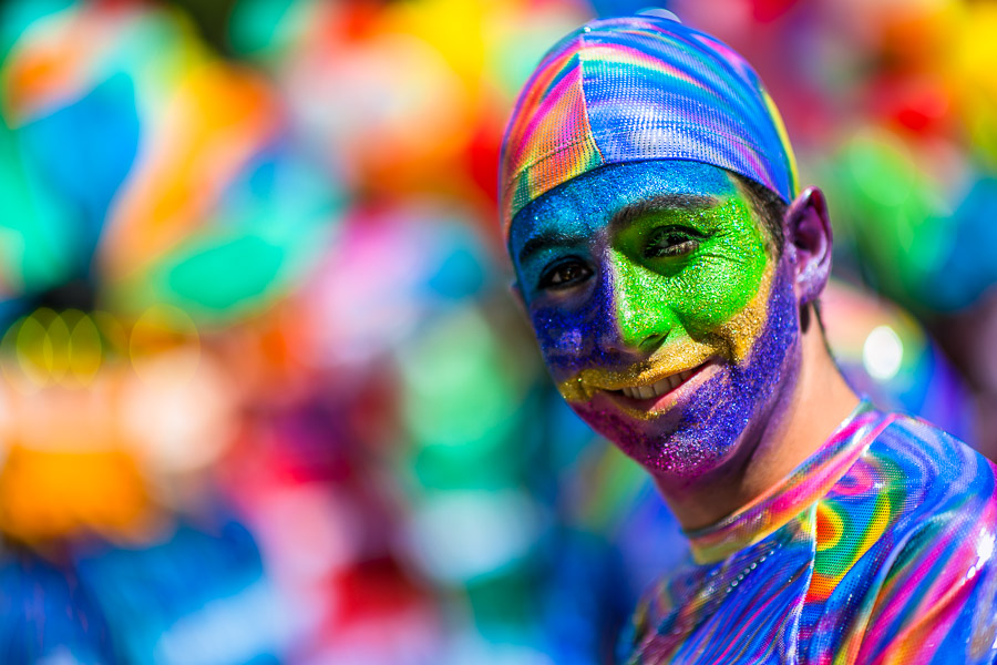 Day of the Dead (Día de Muertos), a festivity combining the ancient Aztec culture with the Catholic religion, is celebrated in Mexico City, Mexico.