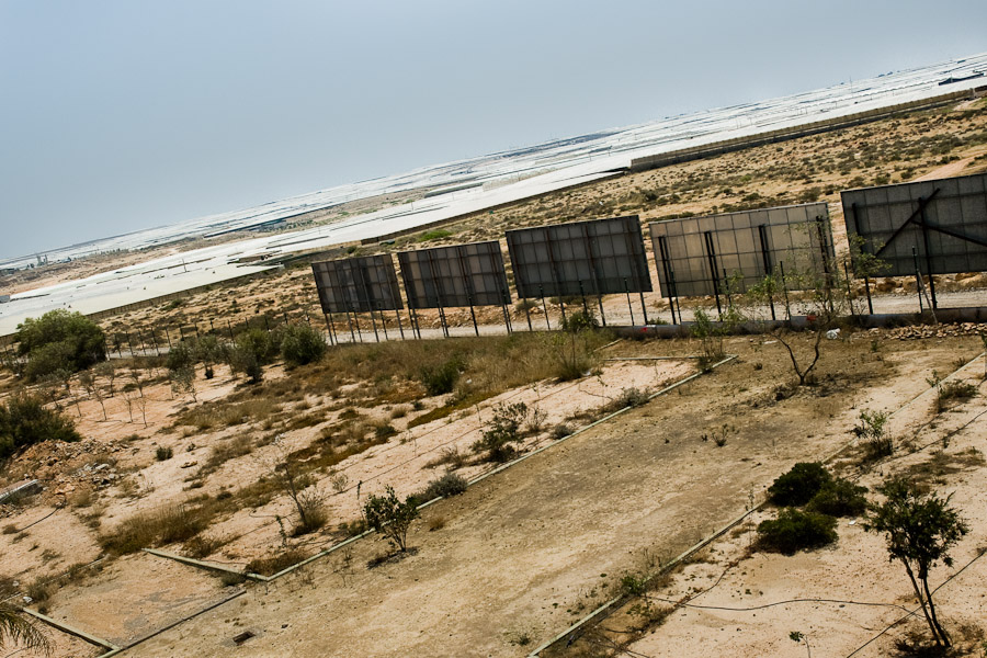 Dry region on the coast of Andalusia supplies tomatoes, peppers and melons for half of the Europe.