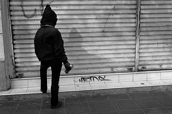 Studentské protesty ve Valparaísu (Valparaíso, Chile)