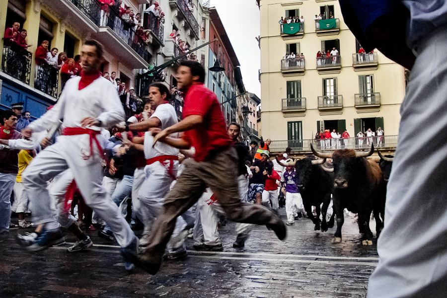 Utíkej! (Pamplona, Španělsko)