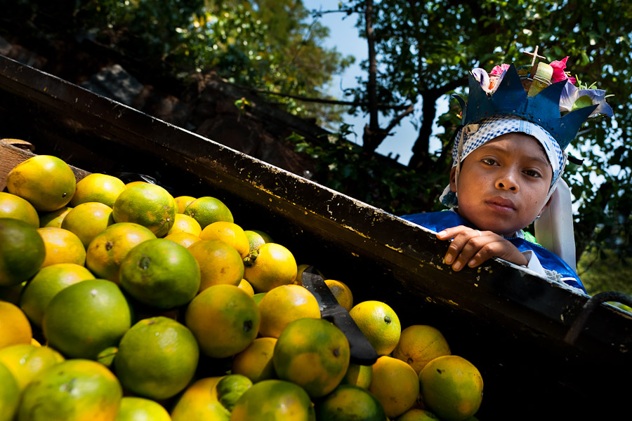 Slavnost květin a palem (Panchimalco, El Salvador)