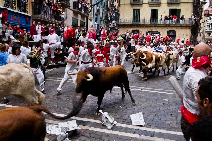 Utíkej! (Pamplona, Španělsko)