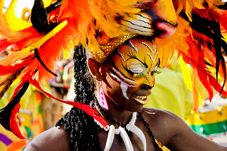 Carnival of Barranquilla, the traditional festival with street dance, music full of Caribbean rhythm and masquerade parades.