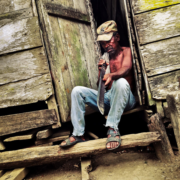 Machete man from Darién (Darién, Panama)