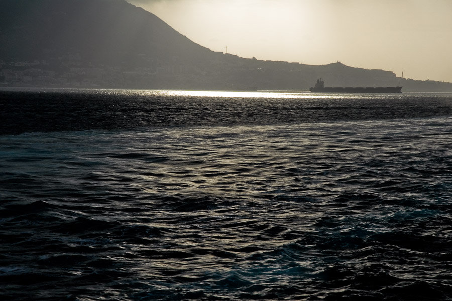 The Strait of Gibraltar, the door to Europe for all African immigrants.